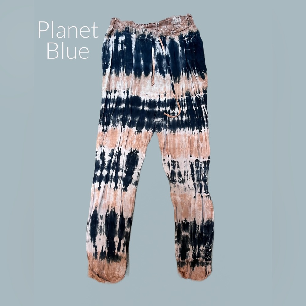 PLANET BLUE TYE DYE PANTS-SIZE LARGE
